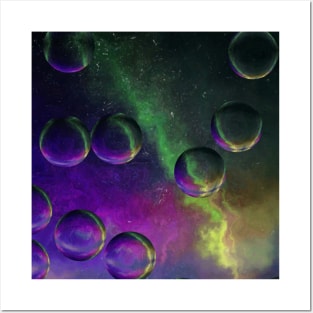 Space Galaxy Rainbow Abstract Posters and Art
